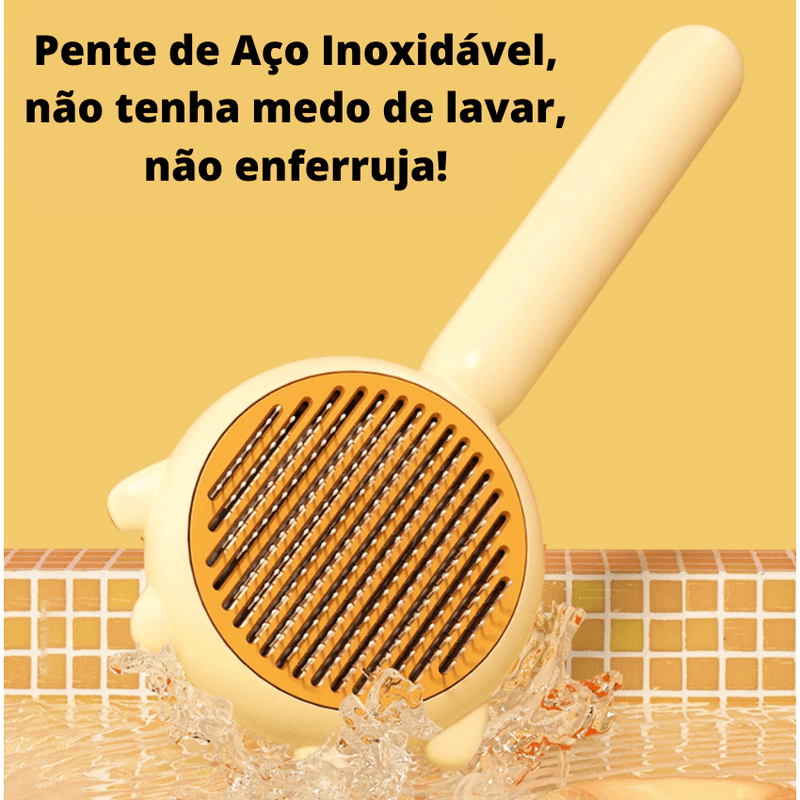 Escova Pet Inteligente de Auto Limpeza para Cães e Gatos VALQUESA ™ - valquesa
