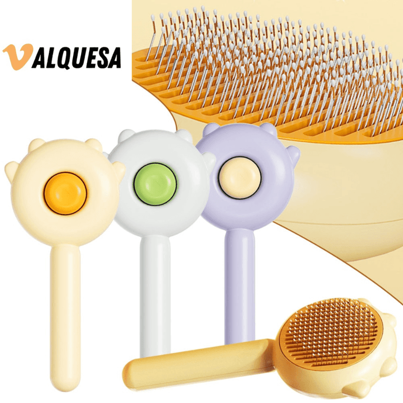 Escova Pet Inteligente de Auto Limpeza para Cães e Gatos VALQUESA ™ - valquesa